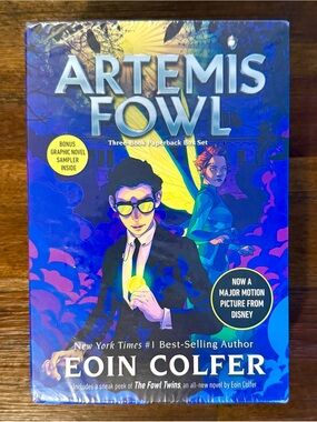 NEW SEALED Artemis Fowl - 3 Book Paperback Boxed Set RARE SUMMER DEAL Disney